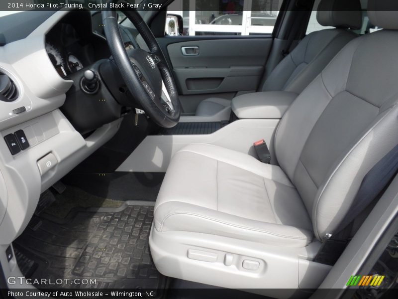 Crystal Black Pearl / Gray 2014 Honda Pilot Touring