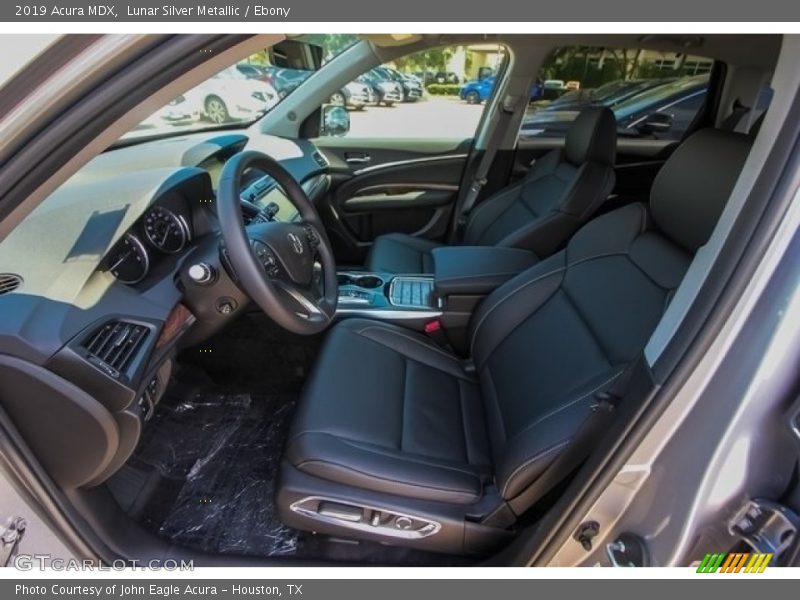 Front Seat of 2019 MDX 