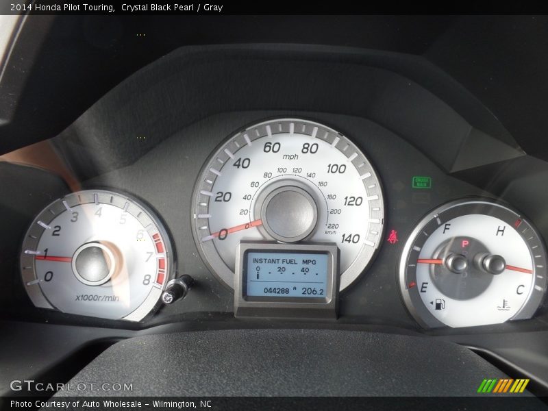 Crystal Black Pearl / Gray 2014 Honda Pilot Touring