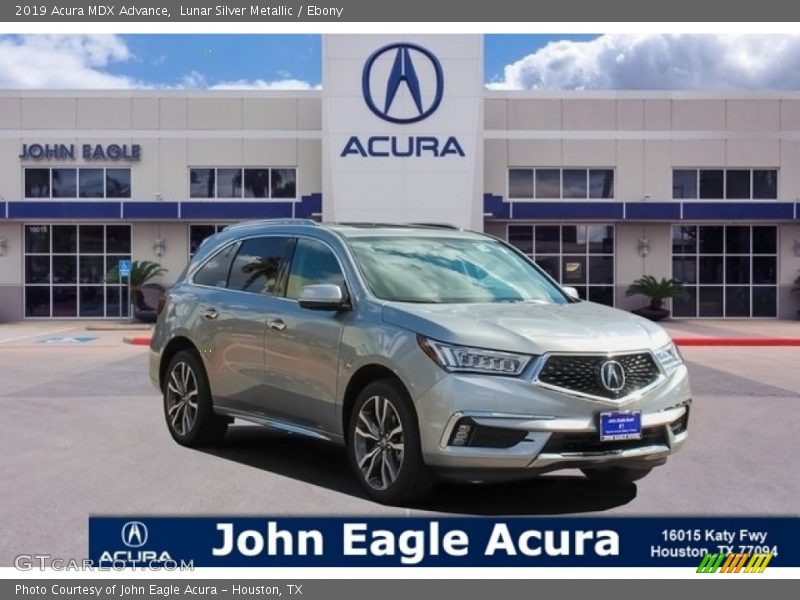 Lunar Silver Metallic / Ebony 2019 Acura MDX Advance