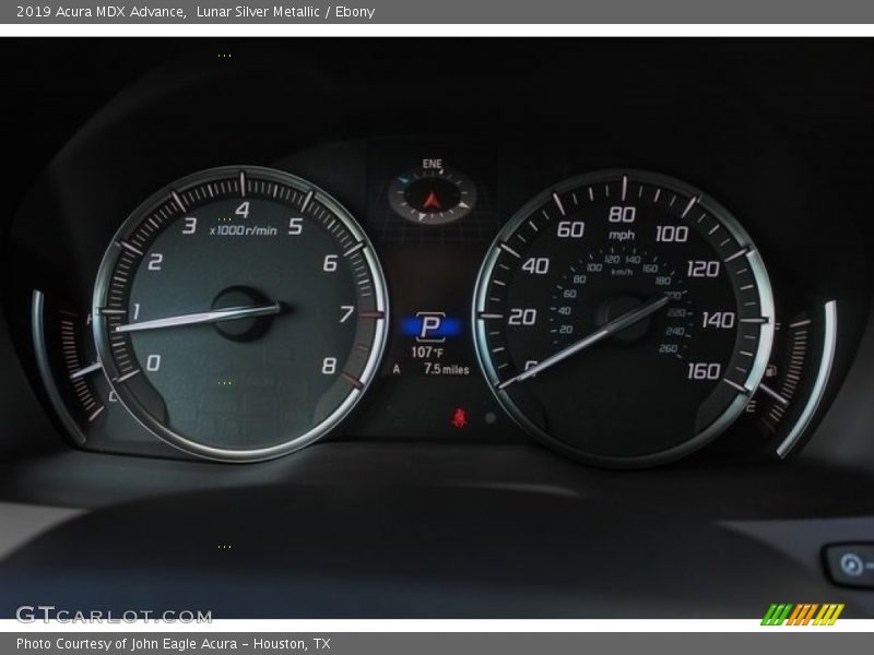 Lunar Silver Metallic / Ebony 2019 Acura MDX Advance