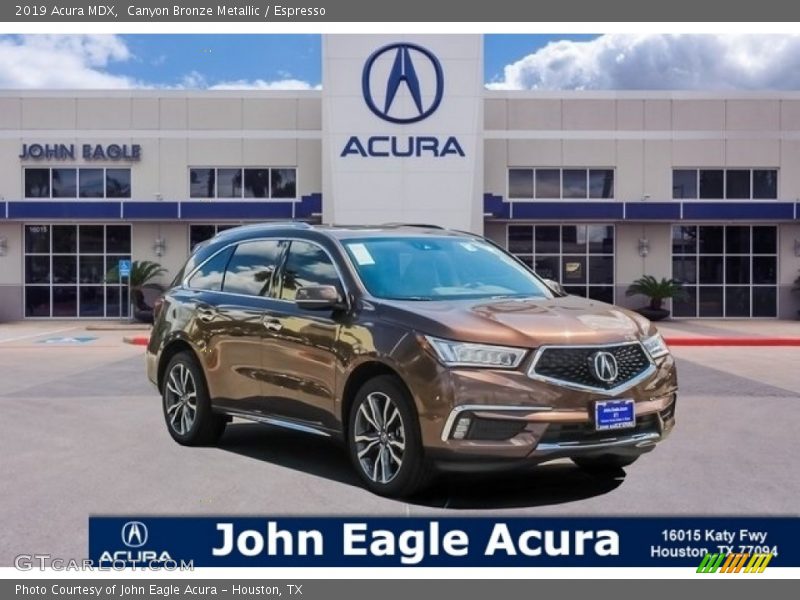 Canyon Bronze Metallic / Espresso 2019 Acura MDX