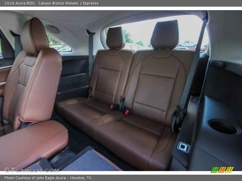 Rear Seat of 2019 MDX 