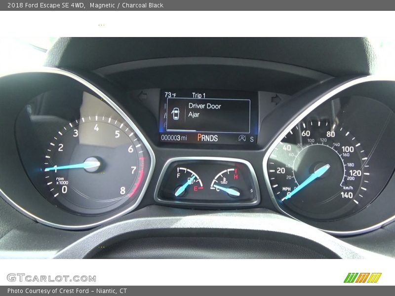 Magnetic / Charcoal Black 2018 Ford Escape SE 4WD