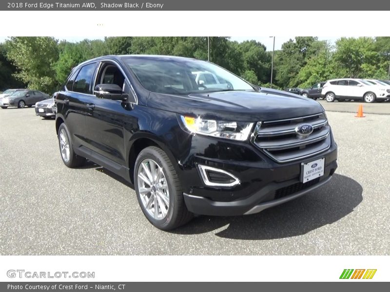 Shadow Black / Ebony 2018 Ford Edge Titanium AWD