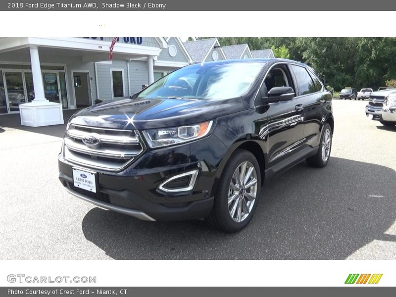 Shadow Black / Ebony 2018 Ford Edge Titanium AWD