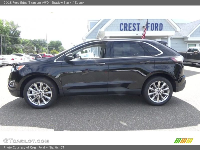 Shadow Black / Ebony 2018 Ford Edge Titanium AWD