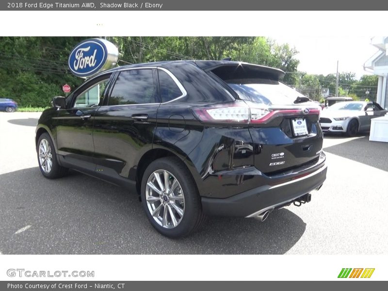 Shadow Black / Ebony 2018 Ford Edge Titanium AWD