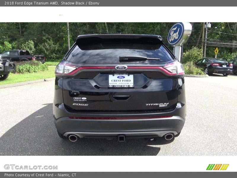 Shadow Black / Ebony 2018 Ford Edge Titanium AWD