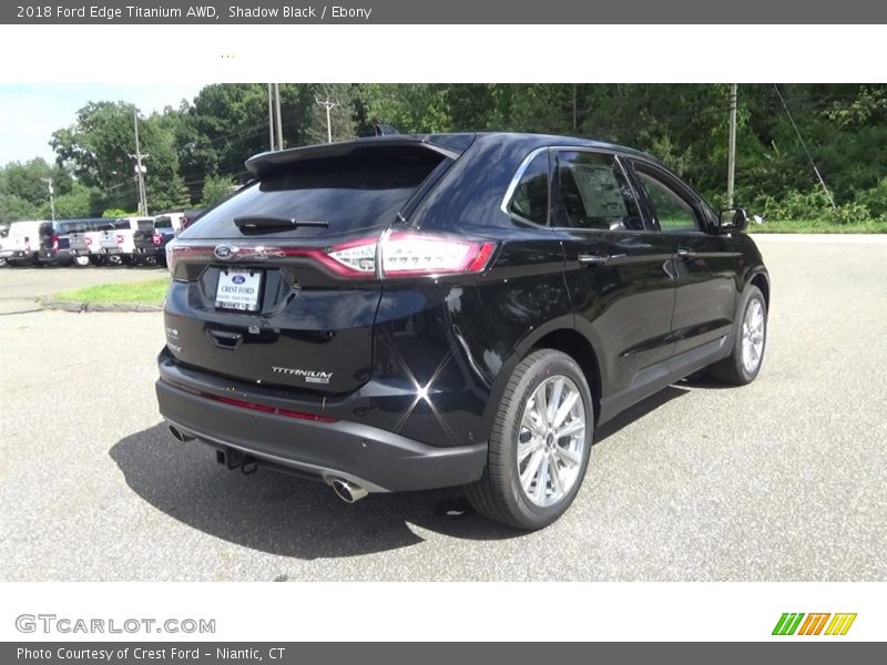 Shadow Black / Ebony 2018 Ford Edge Titanium AWD