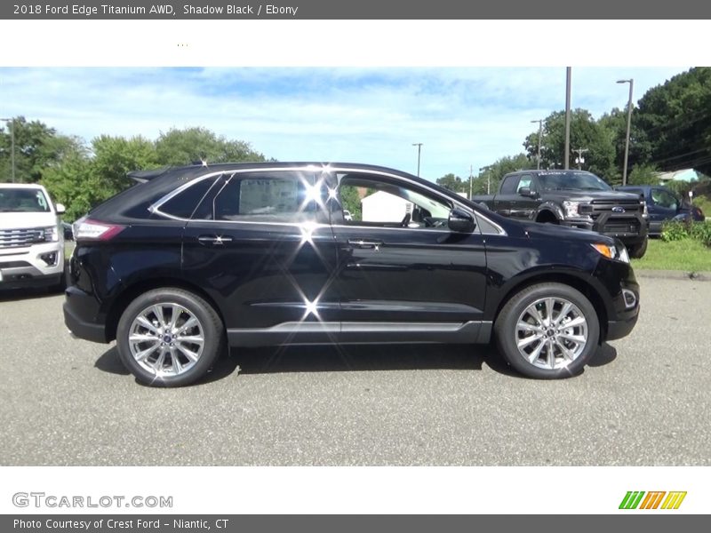 Shadow Black / Ebony 2018 Ford Edge Titanium AWD