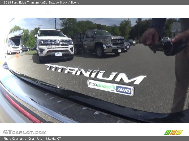 Shadow Black / Ebony 2018 Ford Edge Titanium AWD