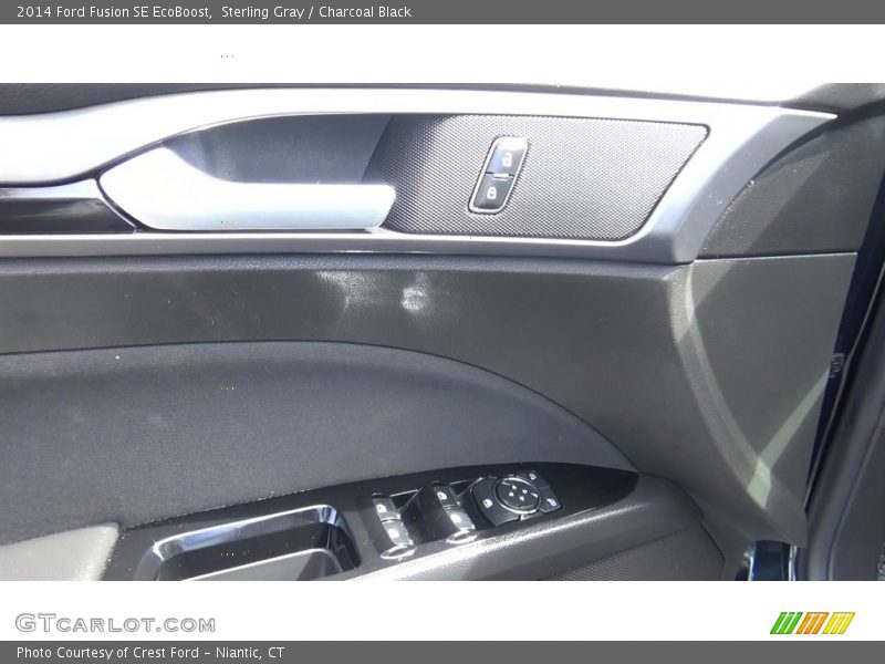 Sterling Gray / Charcoal Black 2014 Ford Fusion SE EcoBoost