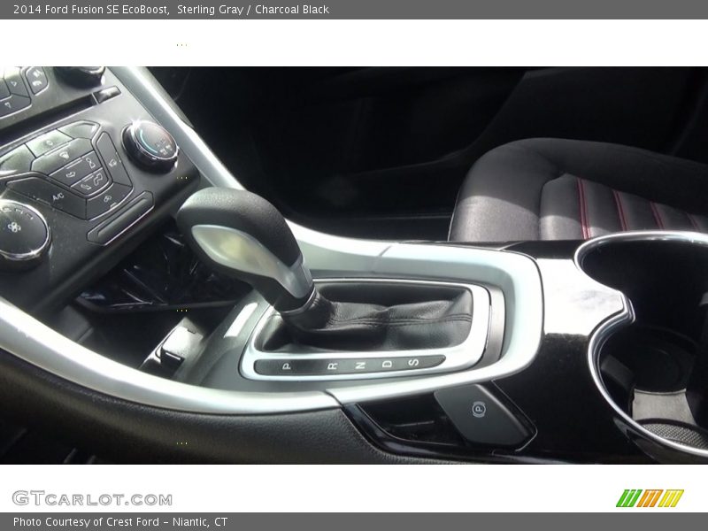 Sterling Gray / Charcoal Black 2014 Ford Fusion SE EcoBoost