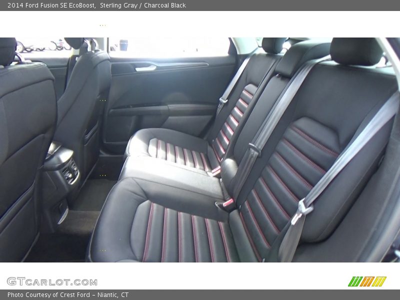 Sterling Gray / Charcoal Black 2014 Ford Fusion SE EcoBoost