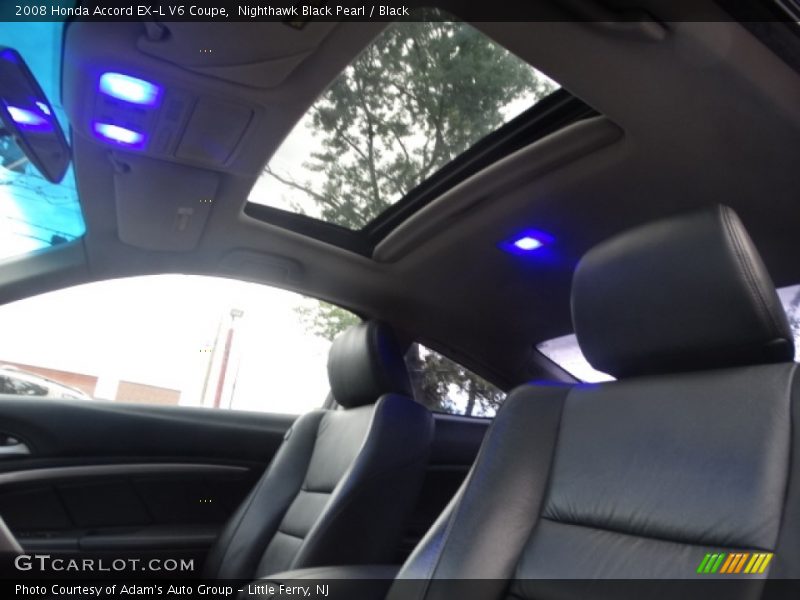 Nighthawk Black Pearl / Black 2008 Honda Accord EX-L V6 Coupe