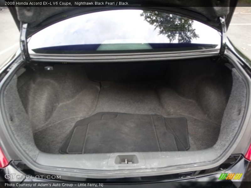 Nighthawk Black Pearl / Black 2008 Honda Accord EX-L V6 Coupe