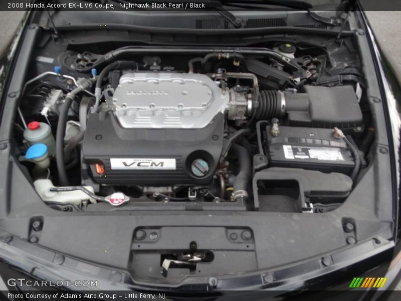 Nighthawk Black Pearl / Black 2008 Honda Accord EX-L V6 Coupe