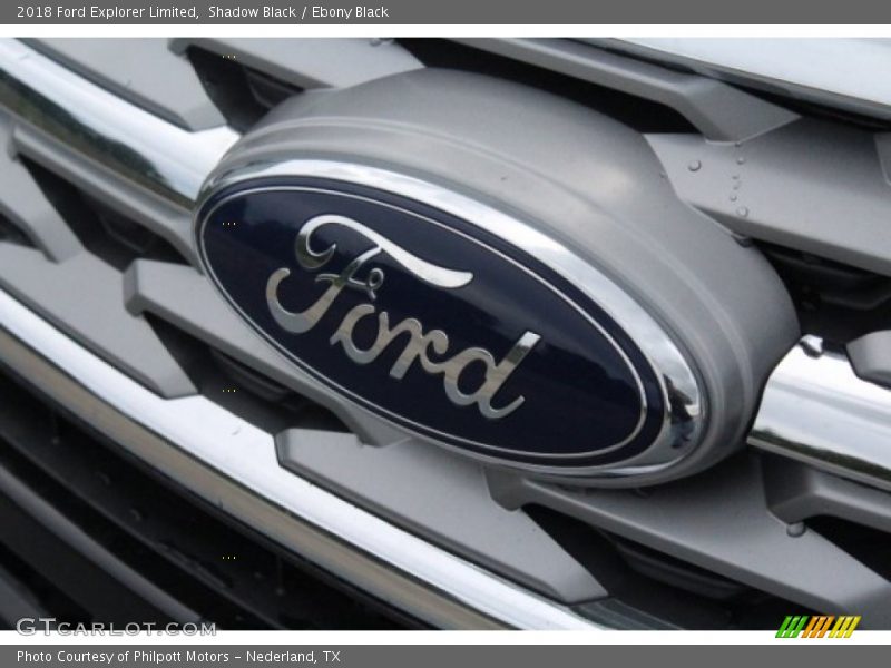 Shadow Black / Ebony Black 2018 Ford Explorer Limited