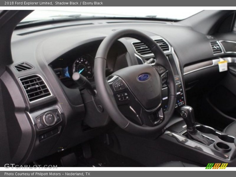 Shadow Black / Ebony Black 2018 Ford Explorer Limited