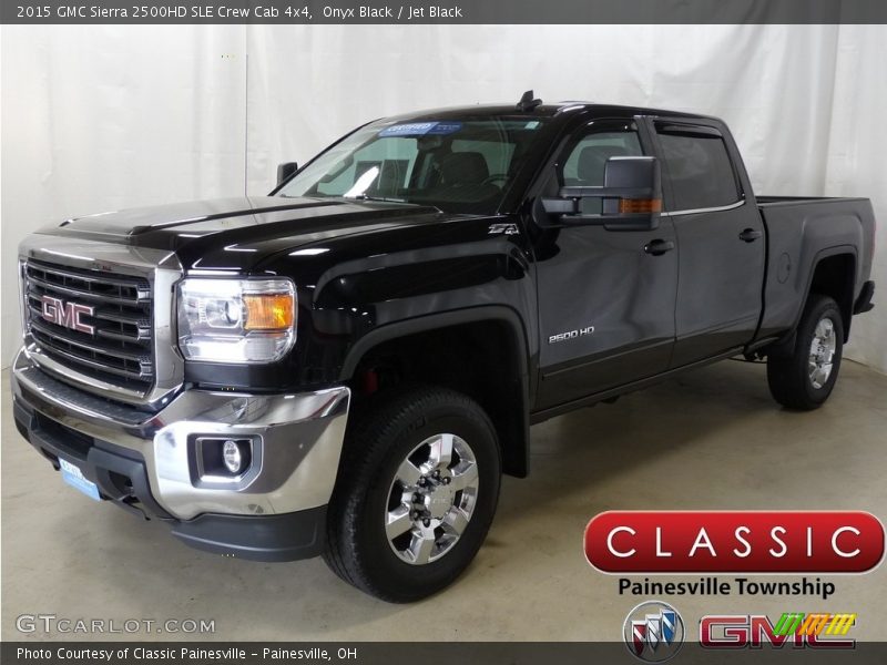 Onyx Black / Jet Black 2015 GMC Sierra 2500HD SLE Crew Cab 4x4