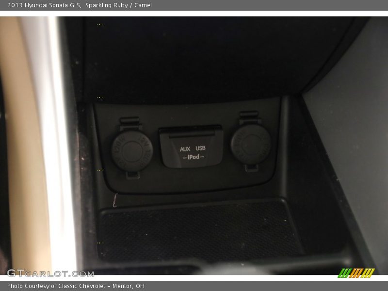 Sparkling Ruby / Camel 2013 Hyundai Sonata GLS