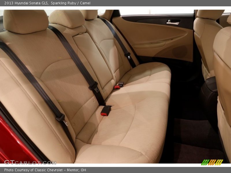 Sparkling Ruby / Camel 2013 Hyundai Sonata GLS