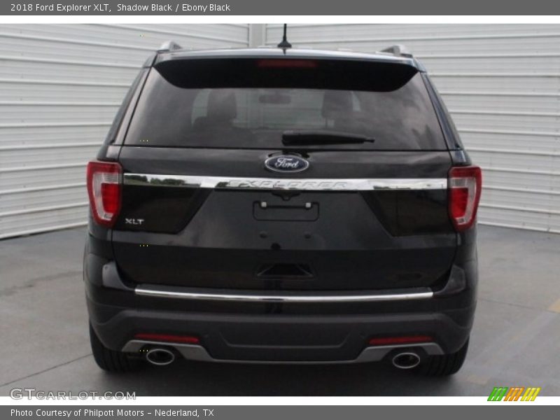 Shadow Black / Ebony Black 2018 Ford Explorer XLT