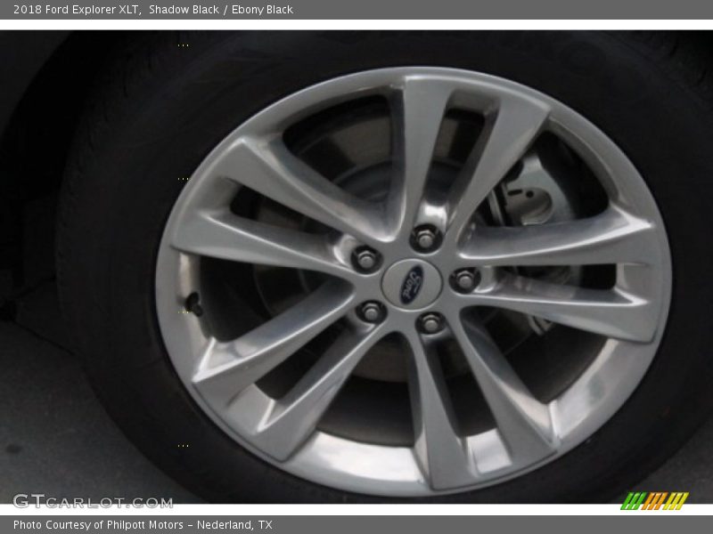 Shadow Black / Ebony Black 2018 Ford Explorer XLT