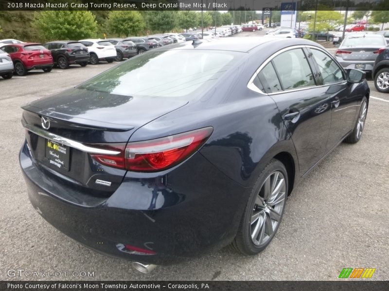 Deep Crystal Blue Mica / Black 2018 Mazda Mazda6 Grand Touring Reserve