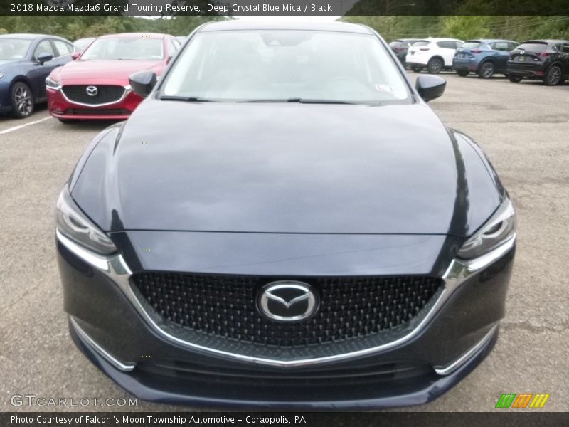 Deep Crystal Blue Mica / Black 2018 Mazda Mazda6 Grand Touring Reserve