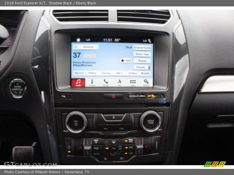 Shadow Black / Ebony Black 2018 Ford Explorer XLT