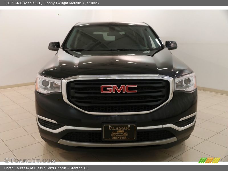Ebony Twilight Metallic / Jet Black 2017 GMC Acadia SLE