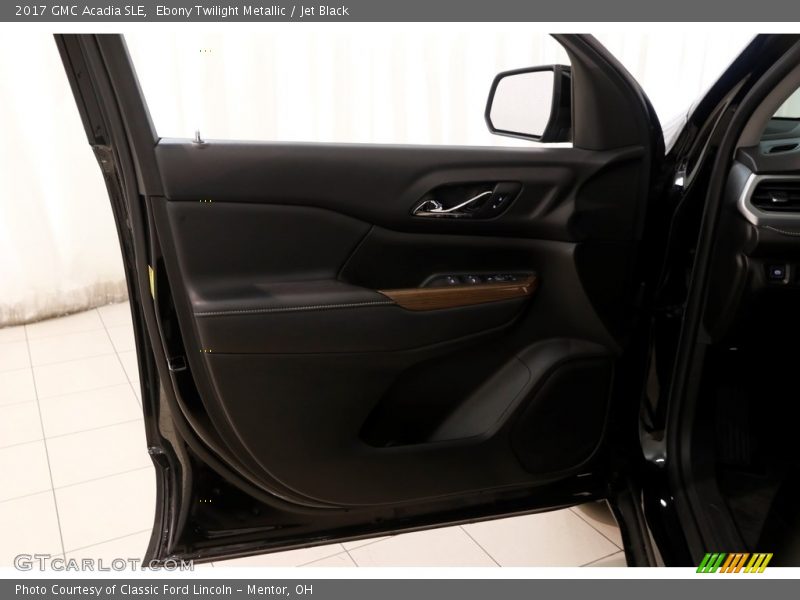 Ebony Twilight Metallic / Jet Black 2017 GMC Acadia SLE