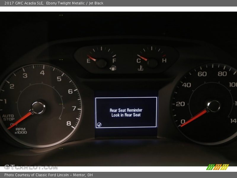 Ebony Twilight Metallic / Jet Black 2017 GMC Acadia SLE