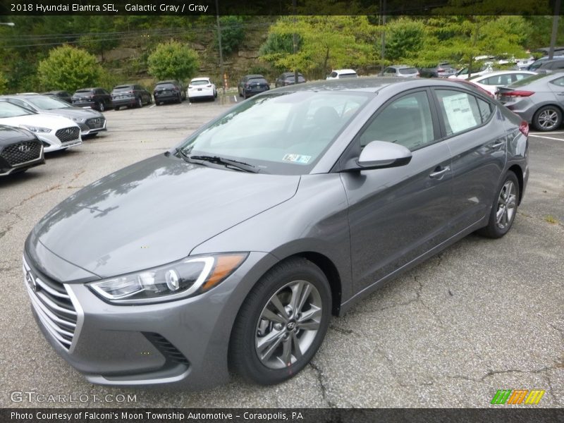 Galactic Gray / Gray 2018 Hyundai Elantra SEL