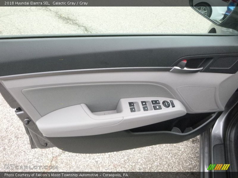Galactic Gray / Gray 2018 Hyundai Elantra SEL
