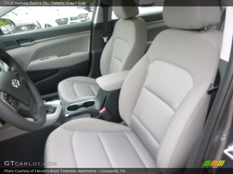 Galactic Gray / Gray 2018 Hyundai Elantra SEL