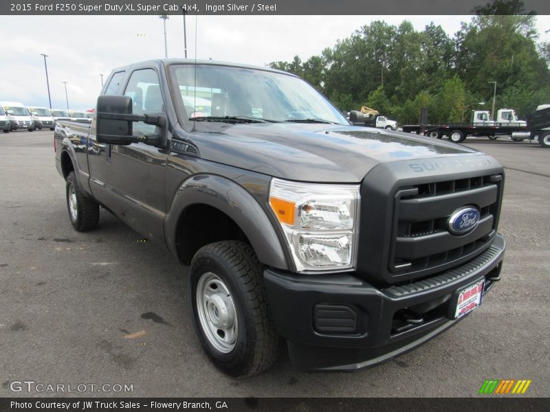 Ingot Silver / Steel 2015 Ford F250 Super Duty XL Super Cab 4x4