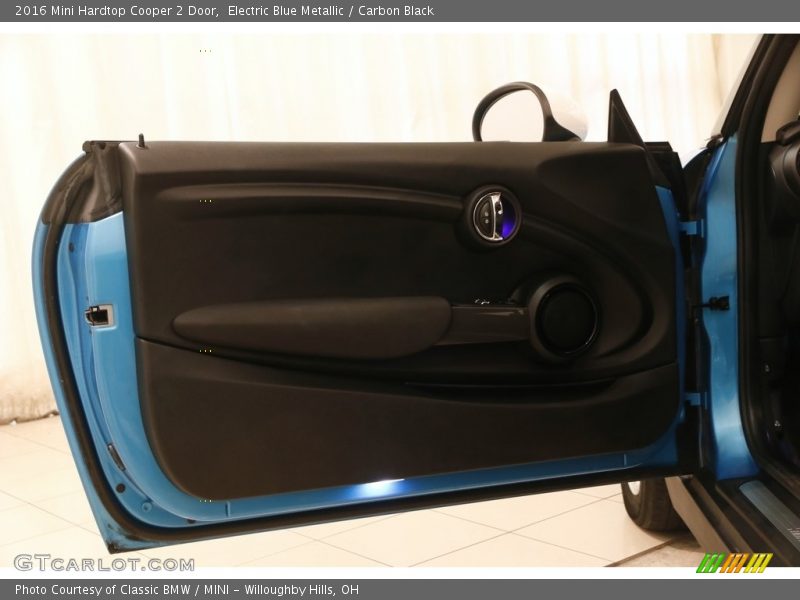 Electric Blue Metallic / Carbon Black 2016 Mini Hardtop Cooper 2 Door