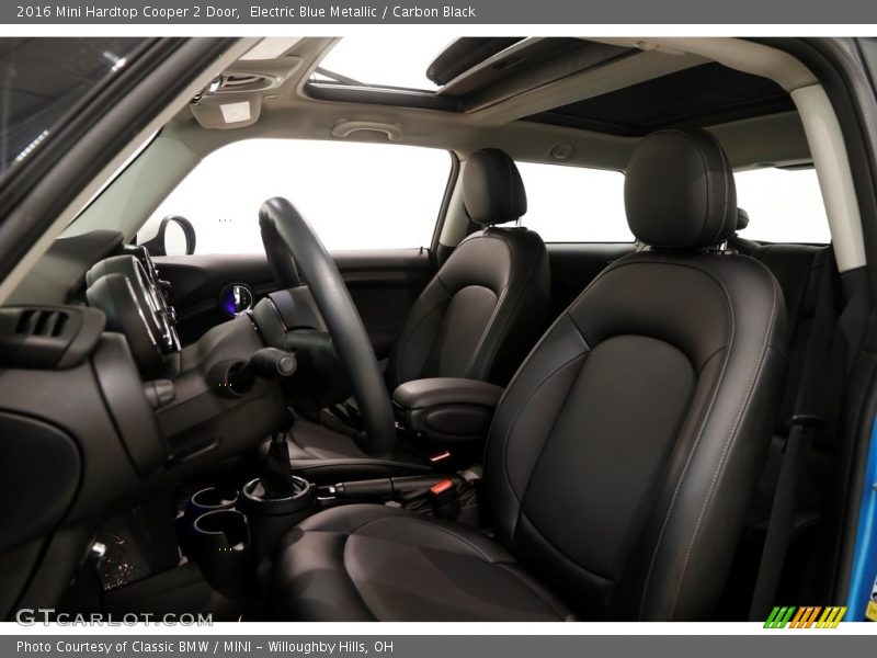 Electric Blue Metallic / Carbon Black 2016 Mini Hardtop Cooper 2 Door