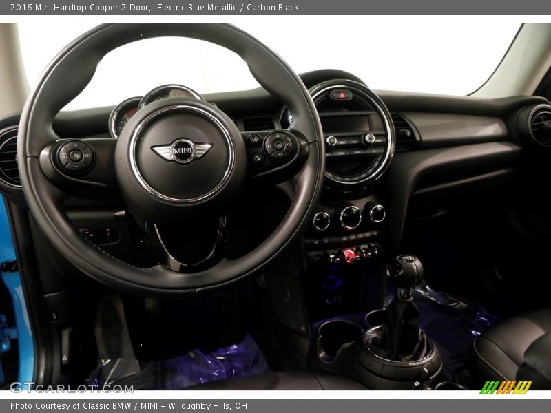 Electric Blue Metallic / Carbon Black 2016 Mini Hardtop Cooper 2 Door