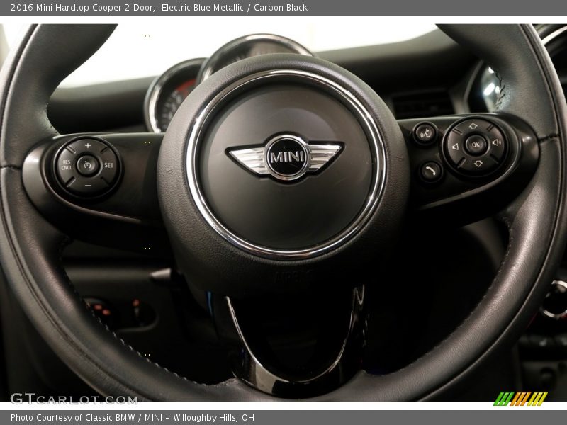 Electric Blue Metallic / Carbon Black 2016 Mini Hardtop Cooper 2 Door