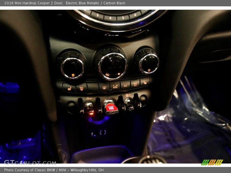 Electric Blue Metallic / Carbon Black 2016 Mini Hardtop Cooper 2 Door