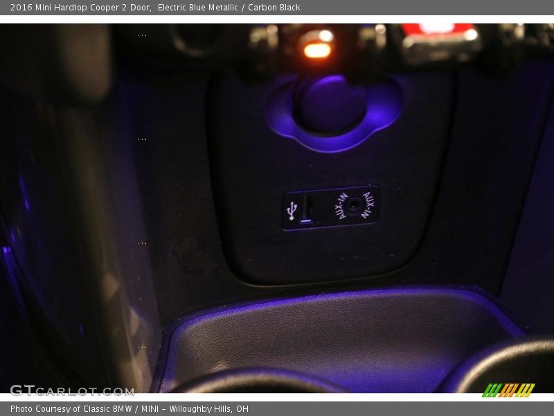 Electric Blue Metallic / Carbon Black 2016 Mini Hardtop Cooper 2 Door