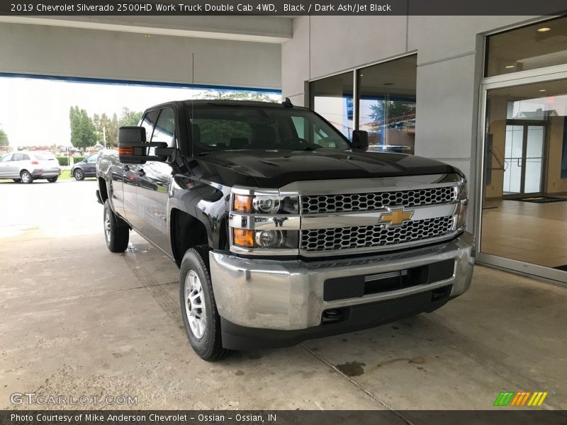 Black / Dark Ash/Jet Black 2019 Chevrolet Silverado 2500HD Work Truck Double Cab 4WD