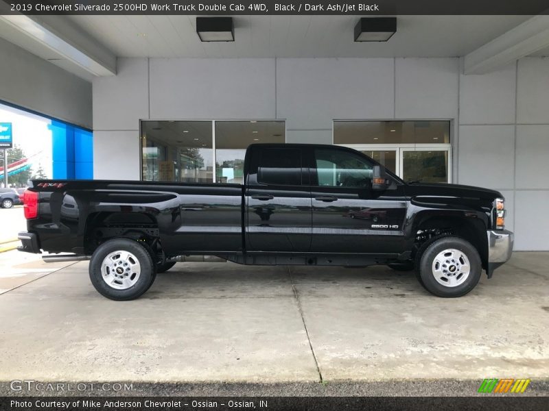 Black / Dark Ash/Jet Black 2019 Chevrolet Silverado 2500HD Work Truck Double Cab 4WD
