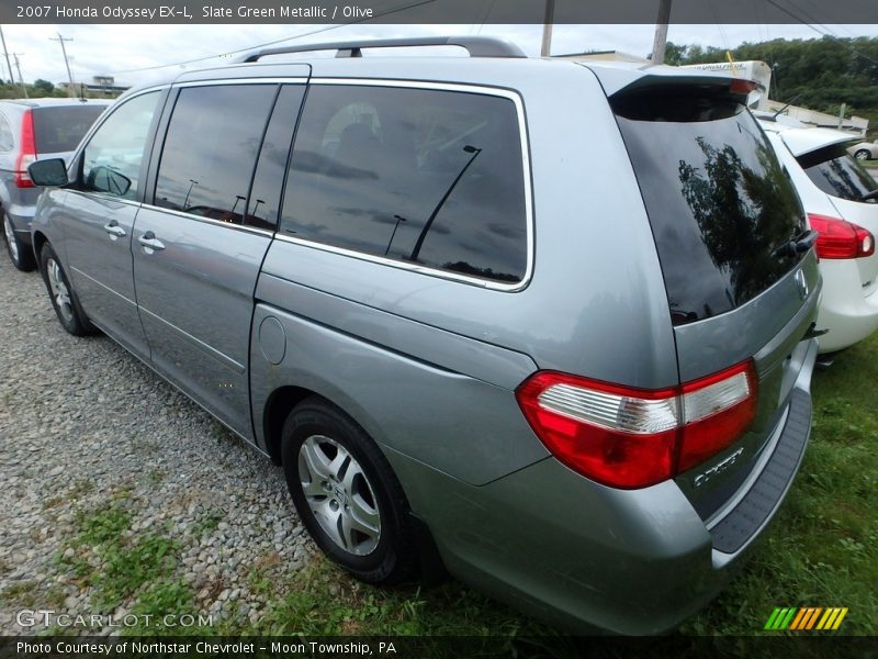 Slate Green Metallic / Olive 2007 Honda Odyssey EX-L