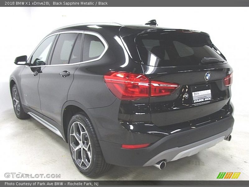 Black Sapphire Metallic / Black 2018 BMW X1 xDrive28i