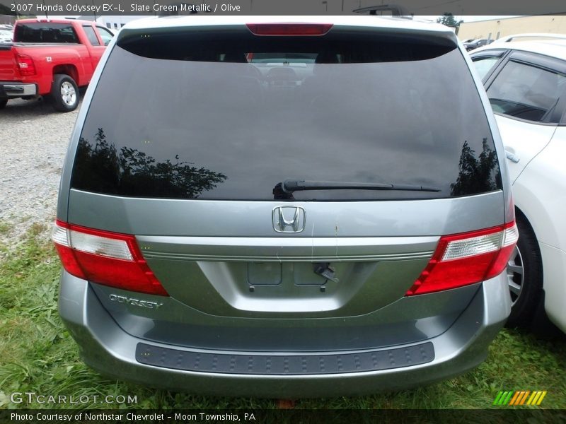 Slate Green Metallic / Olive 2007 Honda Odyssey EX-L